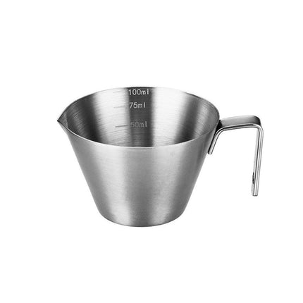 100ml Stainless Steel Coffee Extraction Measuring Cup Graduated Coffee Tool.
