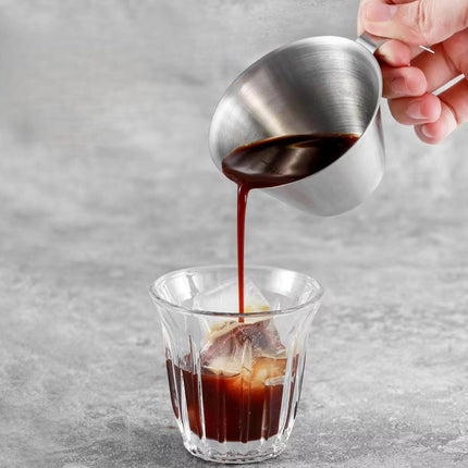100ml Stainless Steel Coffee Extraction Measuring Cup Graduated Coffee Tool.