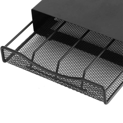 Coffee Pod Holder Drawer for Nespresso - 40 Capsules Storage Rack Stand.