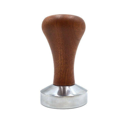 51mm Coffee Tamper Aluminum Alloy Base Wooden Handle for Espresso Machine.