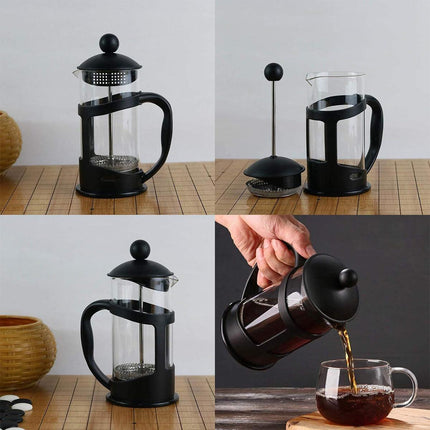 350ml French Press Coffee Maker Hand Press Tea Brewer with Filter.