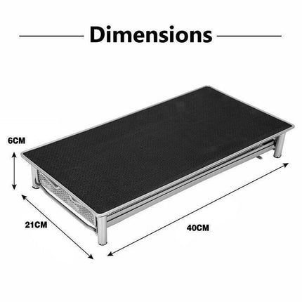 Coffee Capsule Drawer Holder for 40 Nespresso Pods with Non-Slip Top Rack.