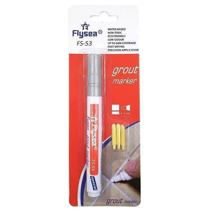 Tile Styling Pen Bathroom Floor Waterproof And Mildew Grout Marker Repair Pens - Dark Grey.