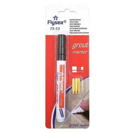 Tile Styling Pen Bathroom Floor Waterproof And Mildew Grout Marker Repair Pens - Dark Grey.