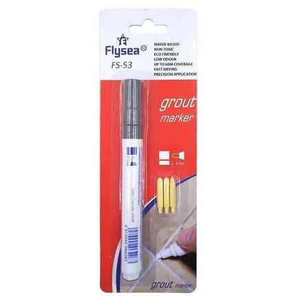 Tile Styling Pen Bathroom Floor Waterproof And Mildew Grout Marker Repair Pens - Dark Grey.