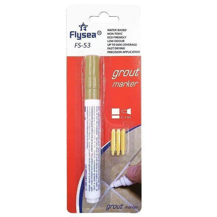 Tile Styling Pen Bathroom Floor Waterproof And Mildew Grout Marker Repair Pens - Dark Grey.