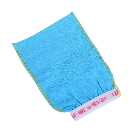 5 Pcs Towel Exfoliating Bath Washcloth Viscose Scrub Mitten Towel - Green *5 PCS.