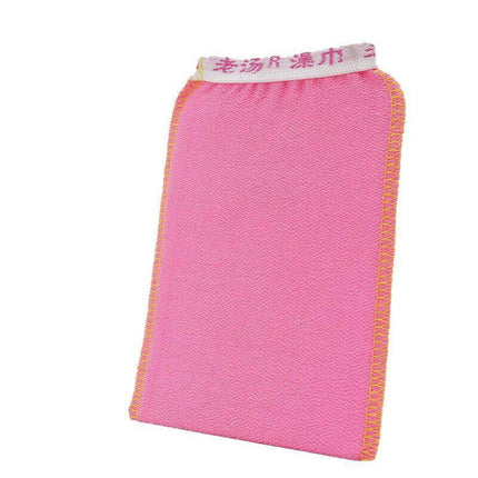 5 Pcs Towel Exfoliating Bath Washcloth Viscose Scrub Mitten Towel - Green *5 PCS.