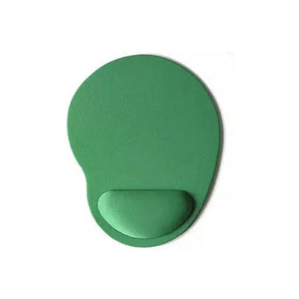 Comfort Mouse Pad with Built In Wrist Support Non Slip Ergonomic Mice Mat - Green.