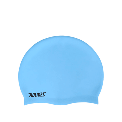 Aolikes Silicone Swimming Cap Waterproof Unisex Swim Hat for Men and Women - Pink.