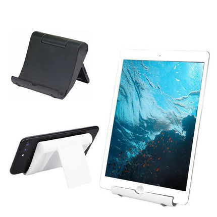 Desk Stand Holder for Mobile Phone Tablet iPad iPhone Samsung Universal Mount - Red.