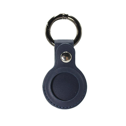 For Apple Airtag Leather Case Cover Air Tag Keychain Holder Sleeve Shell Tracker - Red.