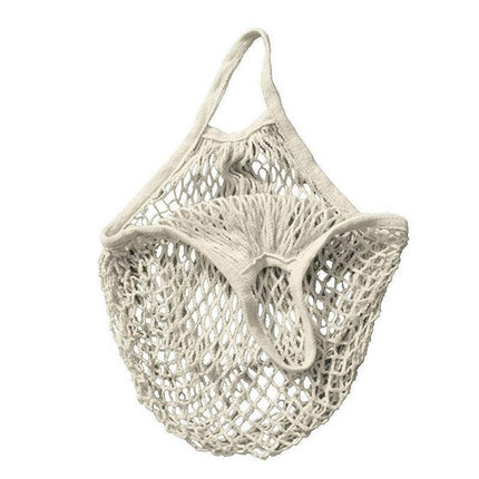 Reusable Mesh Net Shopping Bag String Tote Grocery Fruit Vegetable Storage - Steel Grey.