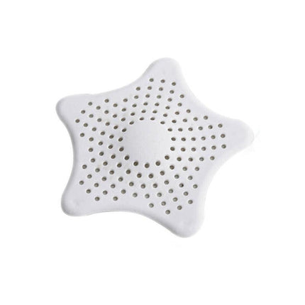 New Bathroom Drain Hair Catcher Bath Stopper Sink Strainer Shower Filter Covers - White.