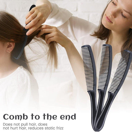 50PCS Individually Wrapped Combs for Hotel Guesthouse and Restaurant Bathroom - Black.
