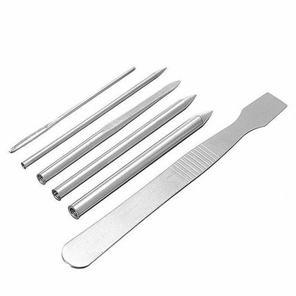 6/9 Pcs Stainless Steel Paracord Bracelet Fid Lacing Stitching Needles Tool Set - 6PCS.