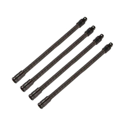 4pcs Electric Wrench Flexible Shaft Coupling Rod Spring Sleeve Universal Tool - 35cm.