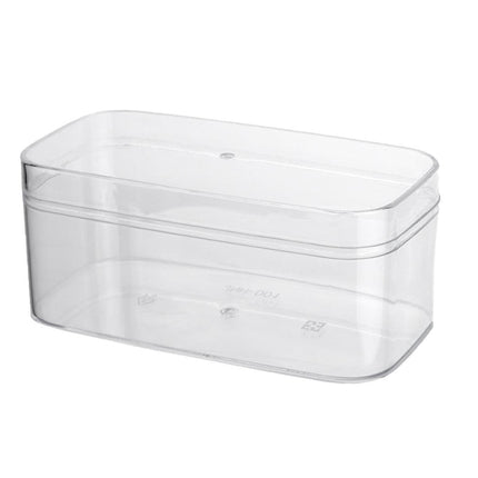 20pcs Transparent Biscuit Box Plastic Cake Box Pastry Dessert Storage Container - 5.5x9.5cm.