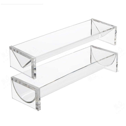 1PC Transparent Rectangular Biscuit Display Rack Food Dessert Wedding Cake Stand.