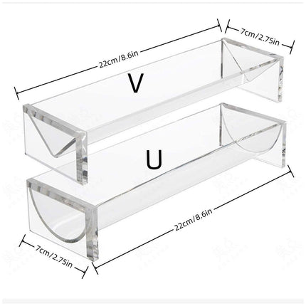 1PC Transparent Rectangular Biscuit Display Rack Food Dessert Wedding Cake Stand.