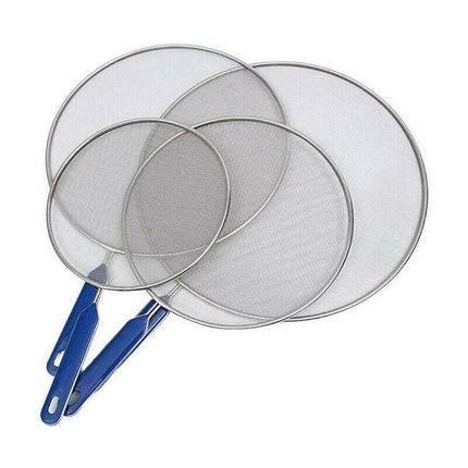 4Size Anti Splatter Guard Oil Net Splash Cover Pan Screen Kitchen Cooking Frying - 21CM.
