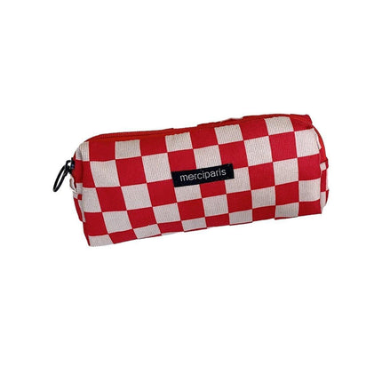 Large Capacity Pencil Case Organiser Bag Stationery Holder School Travel Pouch - Cartoon Flowers.