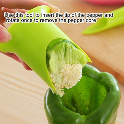 3set Fruit and Vegetable Corer Seed Remover Kitchen Tool for Easy Food Prep.