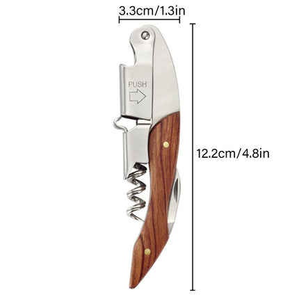 Multi Functional Wine Opener 4 In 1 Bottle Corkscrew Opener Wine Bar Tool Kit.