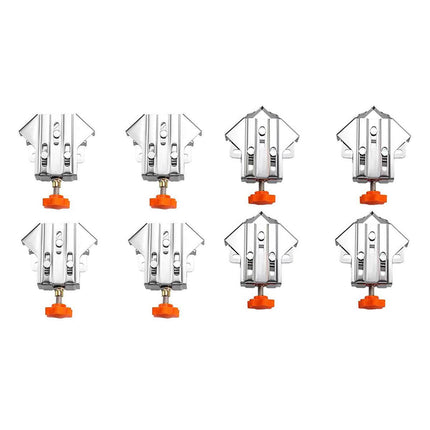 Angle Clamp Set 4pcs 90-Degree Adjustable L Shape Corner Woodworking Position - Closed style.