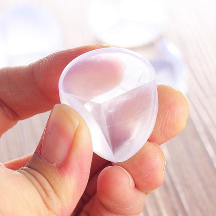 Transparent PVC Table Corner Guards Anti-Collision Protective Covers for Furniture - 4 PCS.