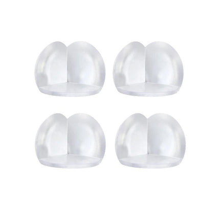 Transparent PVC Table Corner Guards Anti-Collision Protective Covers for Furniture - 4 PCS.