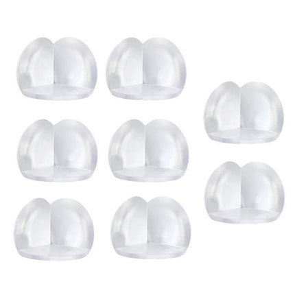 Transparent PVC Table Corner Guards Anti-Collision Protective Covers for Furniture - 4 PCS.