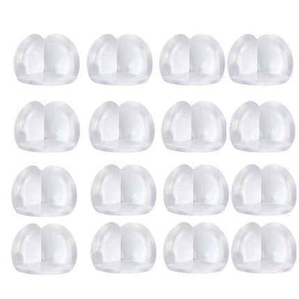 Transparent PVC Table Corner Guards Anti-Collision Protective Covers for Furniture - 4 PCS.