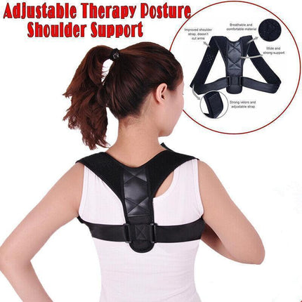 Posture Clavicle Support Corrector  Straight Shoulders Brace Strap Correct Au.