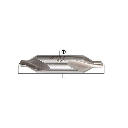 6Pcs Combined Center Drill Countersink Bit Lathe Mill Tackle Kit High Speed.