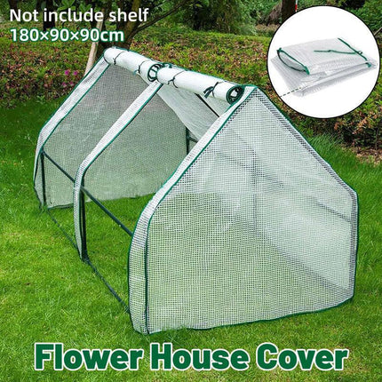 Greenhouse Cover Transparent Grid Garden Conservatory Plant Protection Tent.
