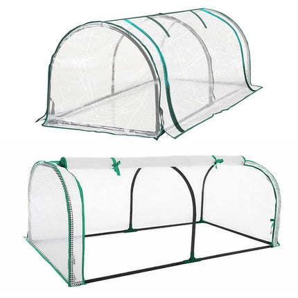 PVC Greenhouse Cover Replacement Plant Tent Garden Shelter No Frame - Transparent.
