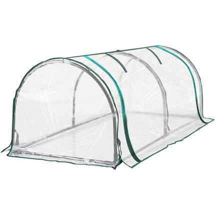 PVC Greenhouse Cover Replacement Plant Tent Garden Shelter No Frame - Transparent.