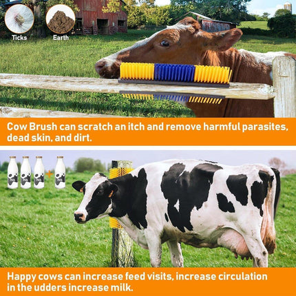 Multifunctional Livestock Brush Massage Scratching and Cleaning Rubbing Brush.