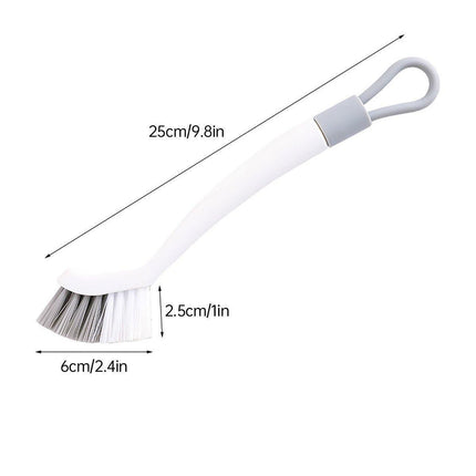 1/2pcs Small Brush for Bathroom Tile Wall Floor Gap Corner Seam Cleaning Tool - 1PC.
