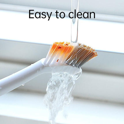 1/2pcs Small Brush for Bathroom Tile Wall Floor Gap Corner Seam Cleaning Tool - 2PCS.