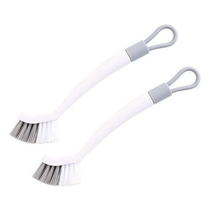 1/2pcs Small Brush for Bathroom Tile Wall Floor Gap Corner Seam Cleaning Tool - 2PCS.