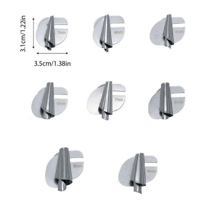 Household Sewing Machine Attachment Spiral Flanger Towel Fabric Puller Tool.