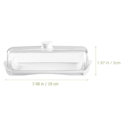 Butter Cheese Box Crisper Fruit Storage Container Multi Purpose Food Organizer.