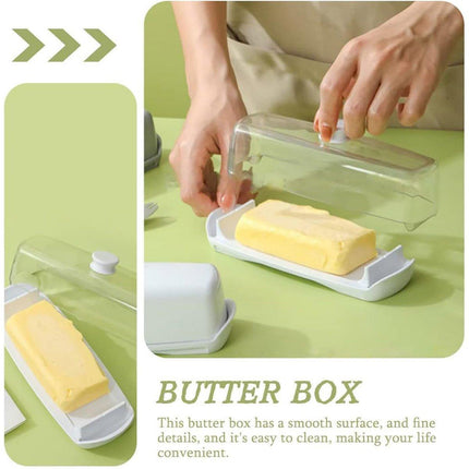 Butter Cheese Box Crisper Fruit Storage Container Multi Purpose Food Organizer.