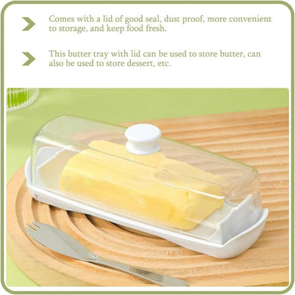 Butter Cheese Box Crisper Fruit Storage Container Multi Purpose Food Organizer.