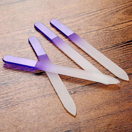 Durable Crystal Glass Nail File Buffer Art Files Manicure.