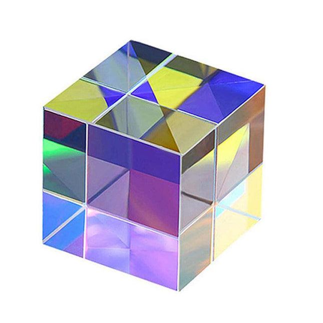 Glass Prism Cube 15 20 25mm RGB Dispersion Science Experiment or Storage Bag - Only 1PC Storage Bag.