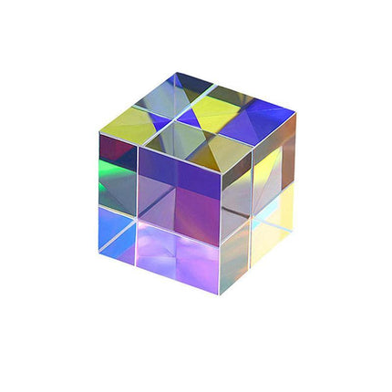 Glass Prism Cube 15 20 25mm RGB Dispersion Science Experiment or Storage Bag - Only 1PC Storage Bag.