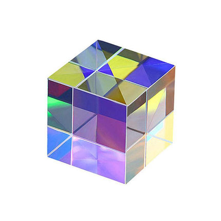 Glass Prism Cube 15 20 25mm RGB Dispersion Science Experiment or Storage Bag - Only 1PC Storage Bag.
